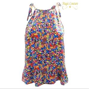 Rebecca Taylor Multicolor Floral Top